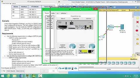 [CCNAv6 S3] 10.3.1.2 Packet Tracer - Skills Integration Challenge