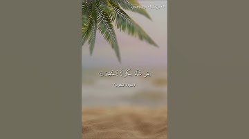 سورة التكوير من آية 24 إلى آية 29 بصوت الشيخ ياسر الدوسري❤❤
