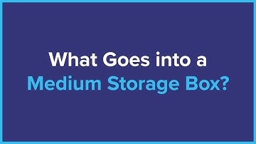 What Goes into a Medium Storage Box? - Manhattan Mini Storage