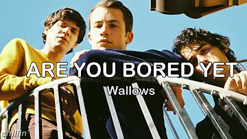 Are you bored yet Lyrics Wallows ft. Clairo