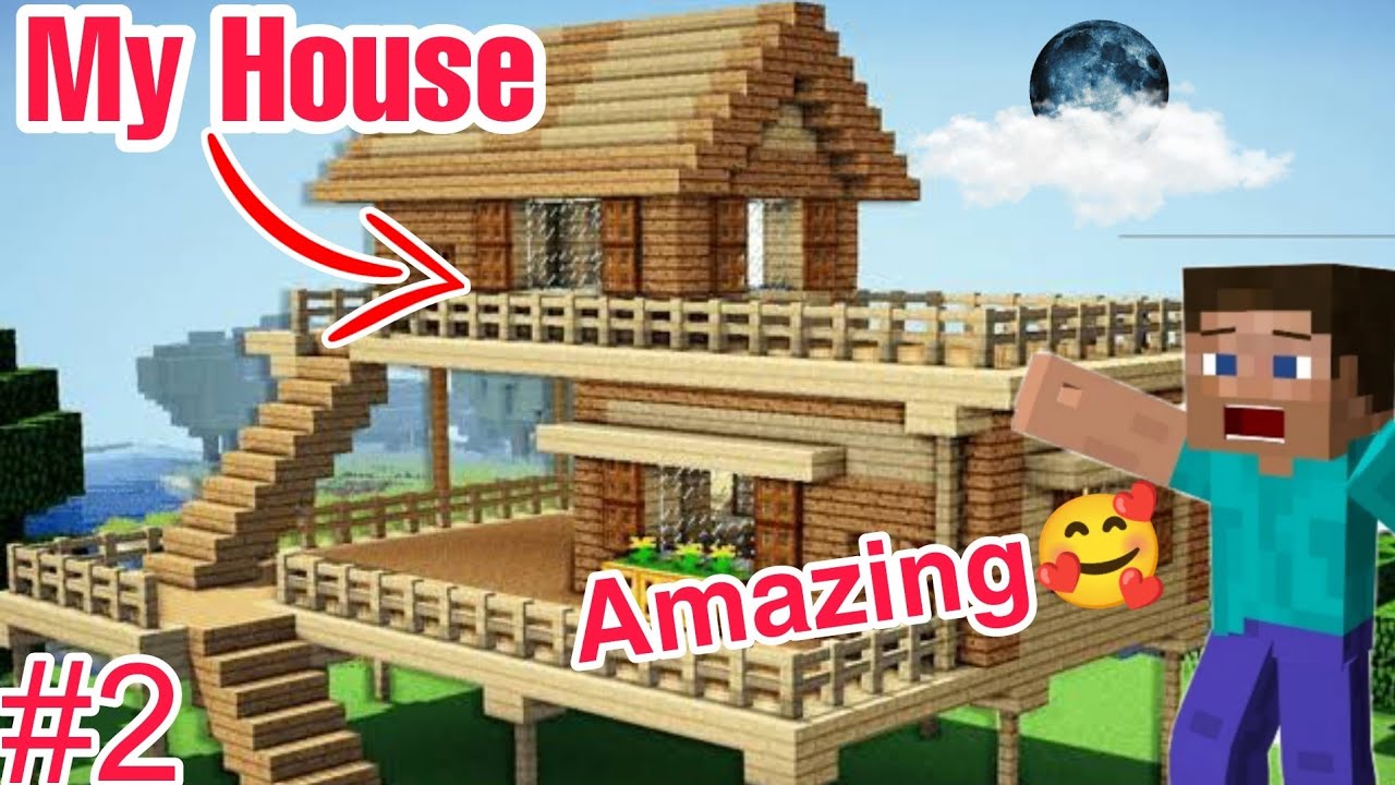Building My House in Minecraft Survival // #2 - YouTube