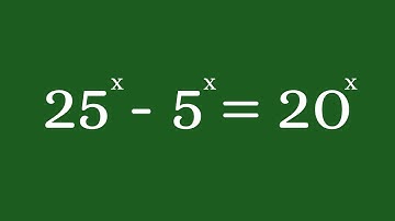 A Beautiful Exponential Equation Many People Fail To Solve