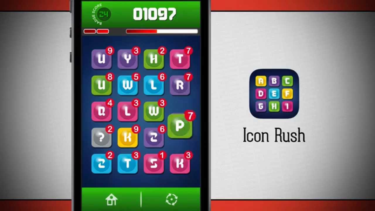 Icon Rush iPhone App Demo - DailyAppShow