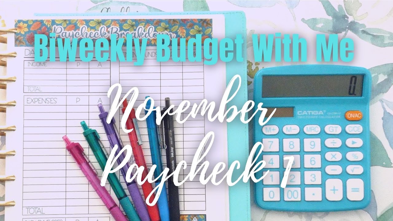 Budget With Me Paycheck #1 Breakdown | November 2021 Biweekly Budgeting | Zero Based Budgeting