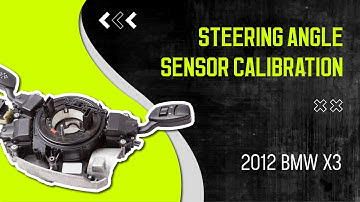 How to Use Steering Angle Sensor Calibration Function on SDS | 2012 BMW X3