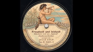 Julia Culp - Odeon, Anker, Bouwmeester-Scala (ca. 1906, ca. 1910)