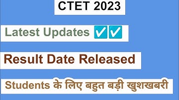 CTET Result 2023 | How to check Result CTET full detail explaining 2023