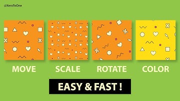 How to Move, Rotate, and Scale a Pattern in Adobe Illustrator [TUTORIAL!]