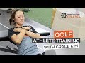Comment les golfeurs sentranent au gymnase avec la championne olympique grace kim