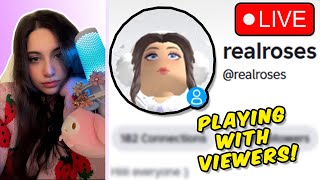 Come play roblox with me! Playing Roblox with Viewers! | Royale High & other games