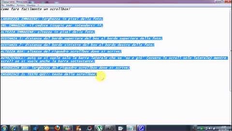 Come fare uno scrollbox facilmente