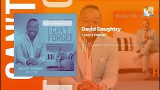 David Daughtry - I Can't Forget (New Single)
