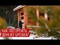 Как построить дом из бревна🔨 Строительство сруба под усадку в Москве