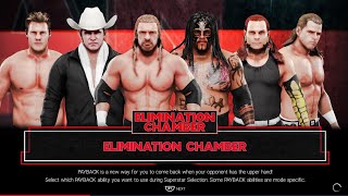 Shawn Michaels VS. Umaga VS. Jeff Hardy VS. Triple H VS. Jericho VS. JBL - Elimination Chamber