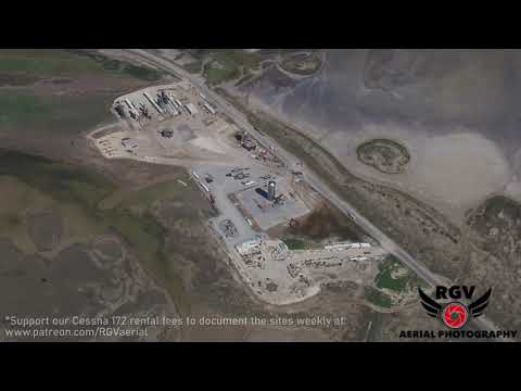 Exclusive! SpaceX Boca Chica Launch Site FLyover 08/07!