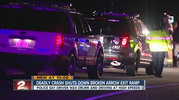 Deadly Crash Closes Broken Arrow Exit Ramp