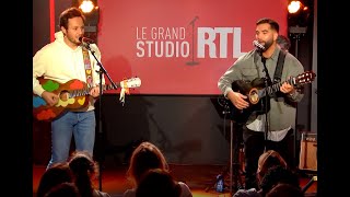 Video thumbnail of "Vianney & Kendji Girac - Le feu (live) - Le Grand Studio RTL"