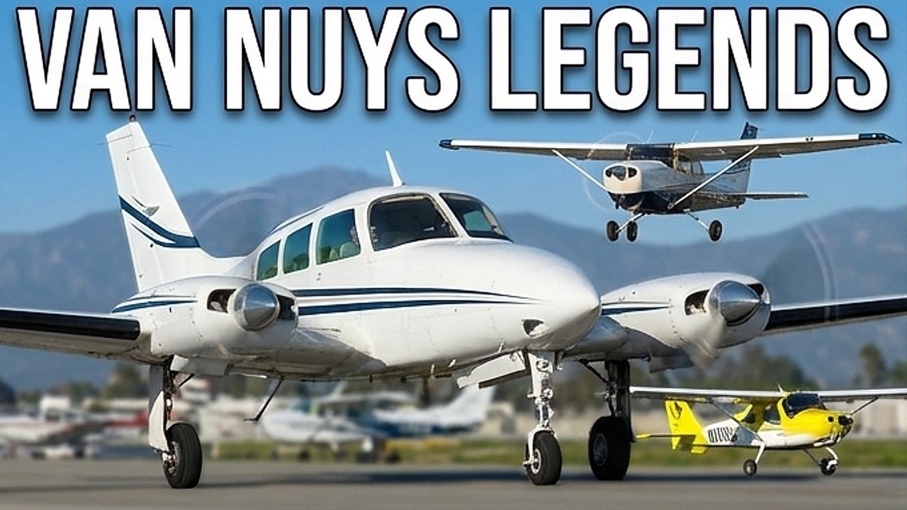 Small Plane Action at Van Nuys Airport! ✈️ Takeoffs & Landings Up Close