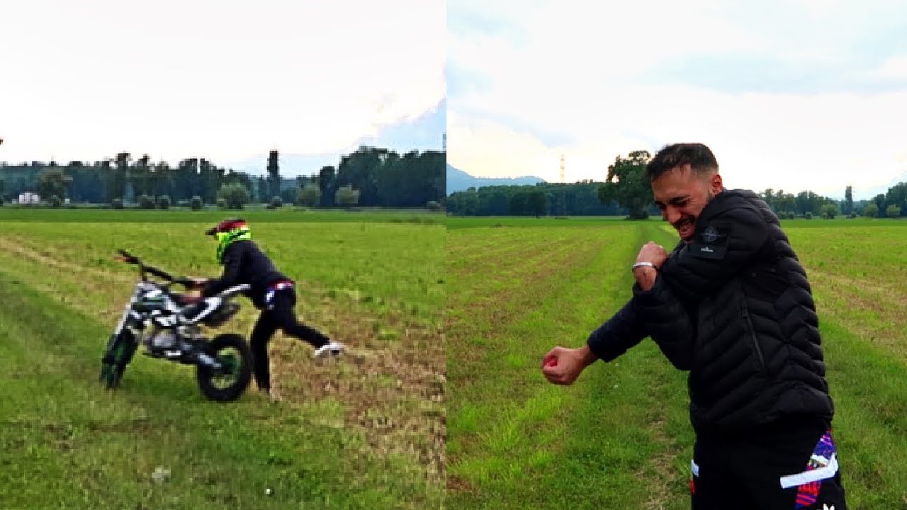 JE FAIS DES WHEELING ... JE ME DÉBOÎTE L’ÉPAULE ET CASSE LA MOTO