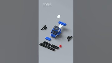 City Patrol Police Helicopter #lego #diy #shorts