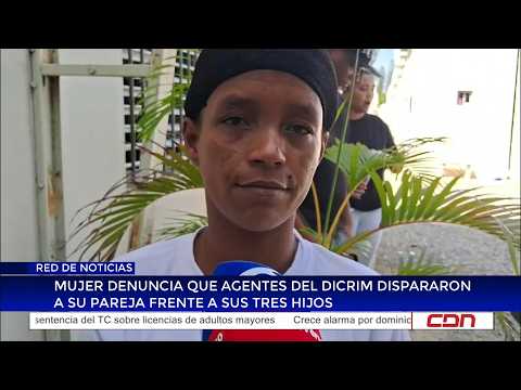 Woman claims DICRIM agents shot her partner in front of their three children