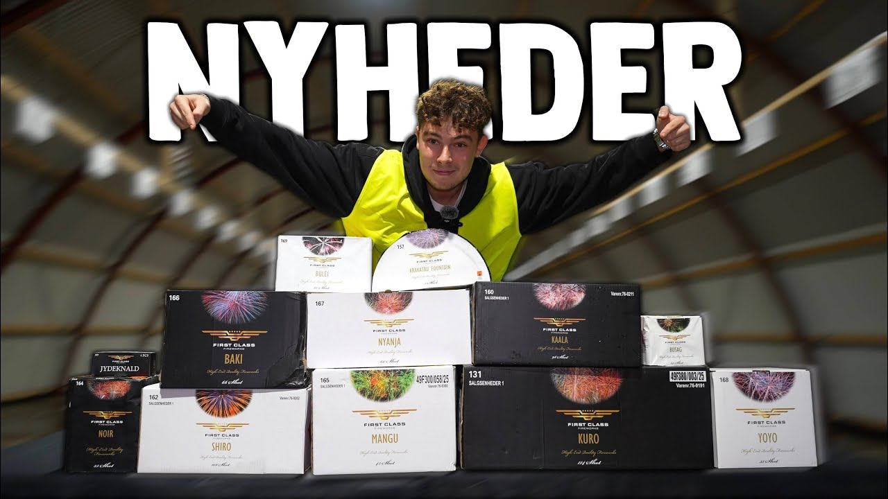 Fyrværkeri Test Af Alle Nyheder Fra First Class! 2025-2026