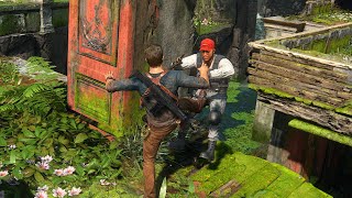 Uncharted 4 Kick Di*k Stealth Takedown (Nathan Drake is the boss)