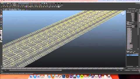 Modeling Tire Tread in Maya clip5