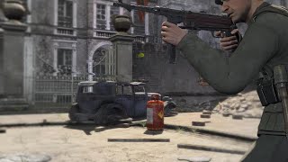 Sniper Elite V2 Remastered - Boom!!!!  Grenade Shot on Sniper Elite Difficulty