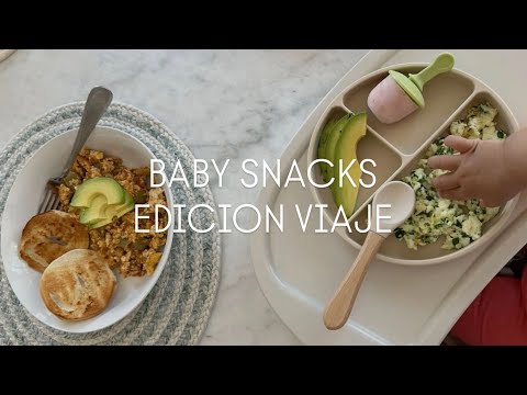 Baby snacks edición TRAVEL | #viajes #bebe #snacks | Lylo Fa