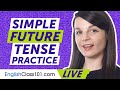 How to Make Future Tense Statements and Questions | English Grammar Lesson