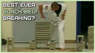 Wait For It ... Best Ever Black Belt Breaking Fail?