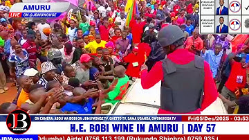 Bobi Wine Receives a Hero’s Welcome as He Enters Amuru