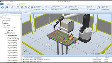 Robot Studio Simulation IRB580 Painting Operation 2024