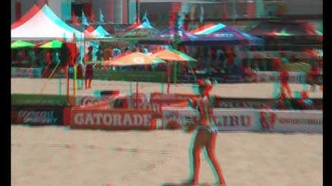 Bit of AVP Hermosa Beach Opening day qualifying in 3D