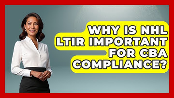 Why Is NHL LTIR Important For CBA Compliance? - Puck Stats Central