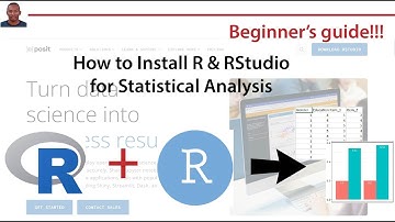 Install R and RStudio for Statistical Analysis