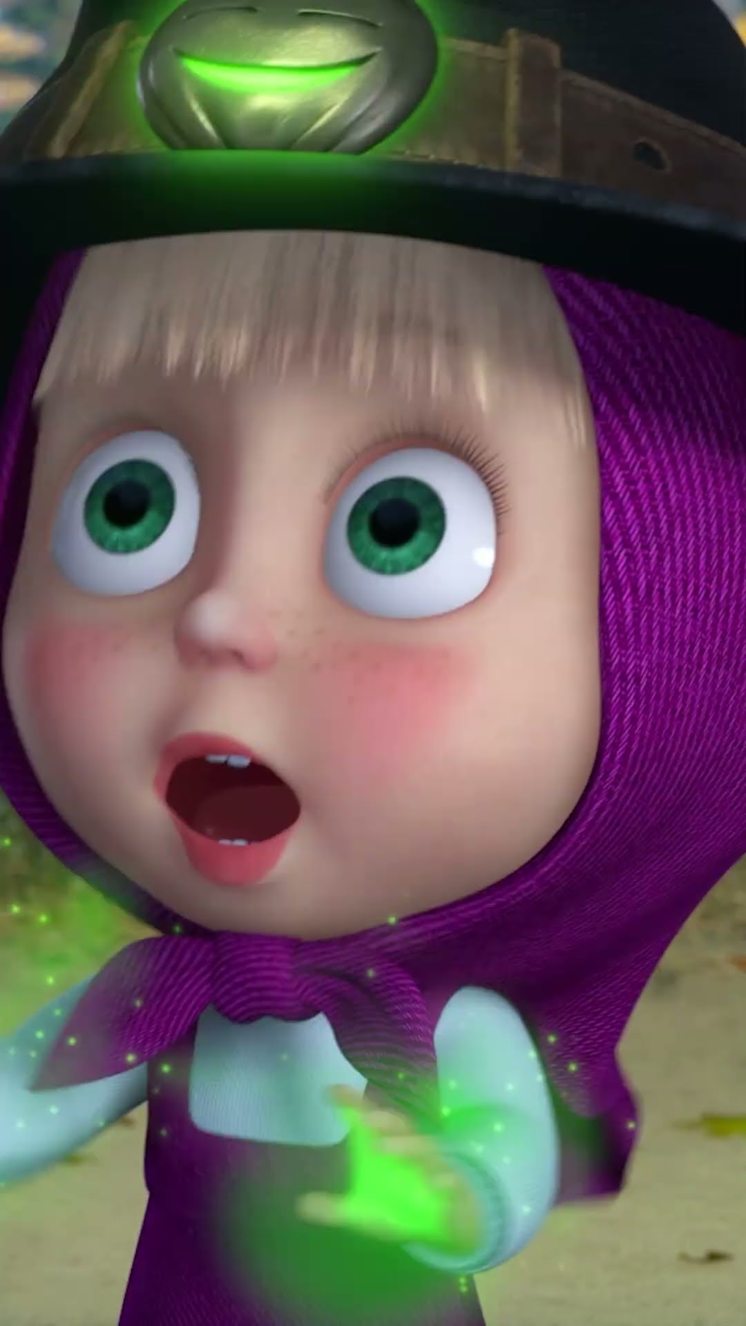 Встреча магии и баловства  ✨ ‍? #Shorts #машаимедведь #ЖиваяШляпа #MashaandtheBear