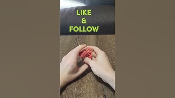 3D Printed Gear Heart Fidget Toy keychain #3dprinting #3dprinted #asmr