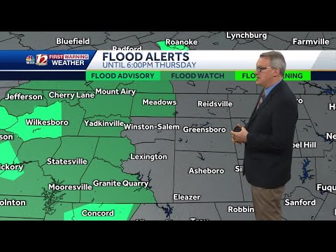 WATCH: Persistent rain