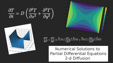 Numerical Solutions to Partial Differential Equations:  2-d Diffusion