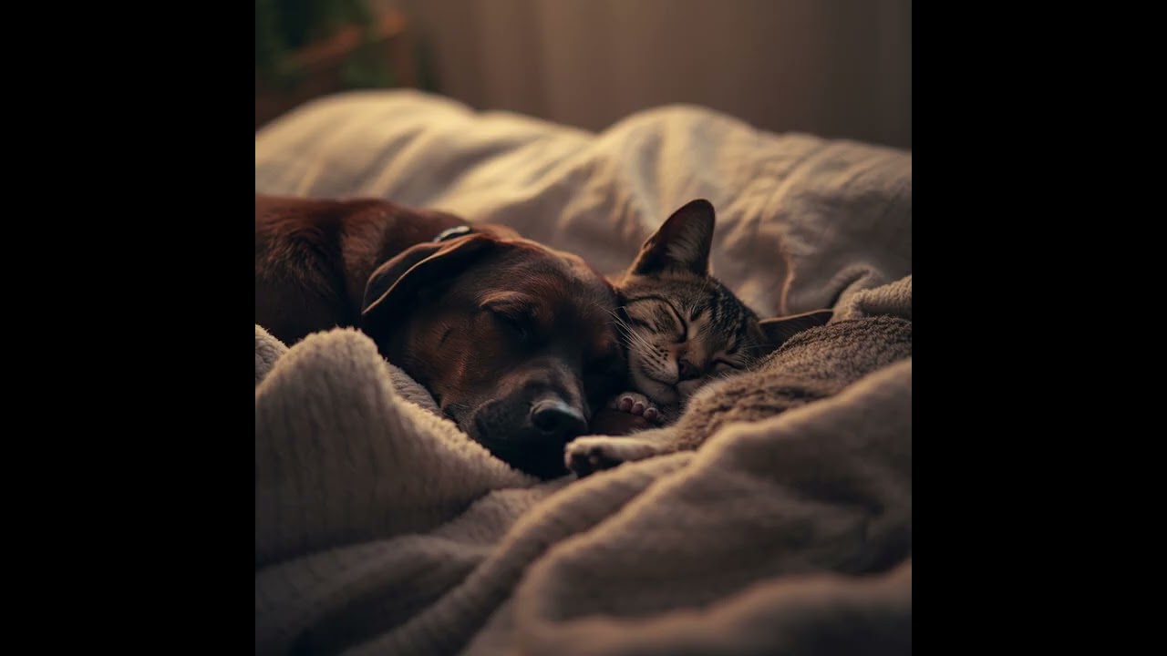 Calm Paws Series #8 - Separation Anxiety Relief Music for Dogs and Cats / Calm & Relax  1 Hour