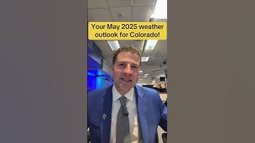 Your official May 2025 weather outlook for Colorado! #colorado #denver #weather #meteorologist