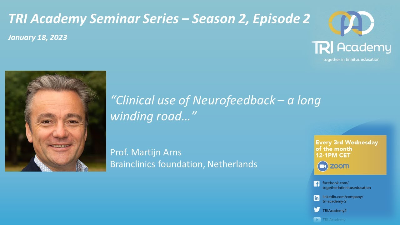 S2E2:1/2 "Clinical use of neurofeedback" by Martijn Arns, Brain Clinics, Netherlands.
