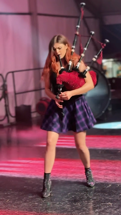 Shreddy guitar solo, but on bagpipes??
