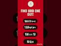Only 1% Get This Right! | Odd One Out Math Puzzle (IB • IGCSE • Homeschool)