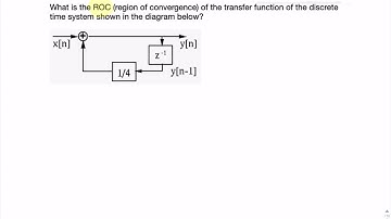 Example: Region of Convergence (ROC) from block diagram