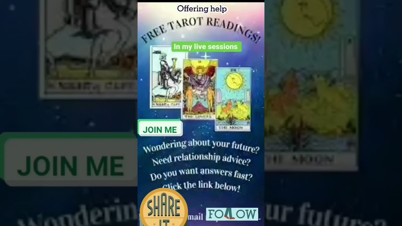 Free tarot cards reading and remedies in my live sessions,  join me on Instagram. ❤ n💡Gunja😇💞