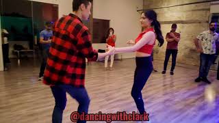 Last Sat bachata X Bachata Sensual beginner class demo by Clark & Katherine