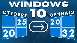 Come prolungare la vita di Windows 10 fino a gennaio 2032